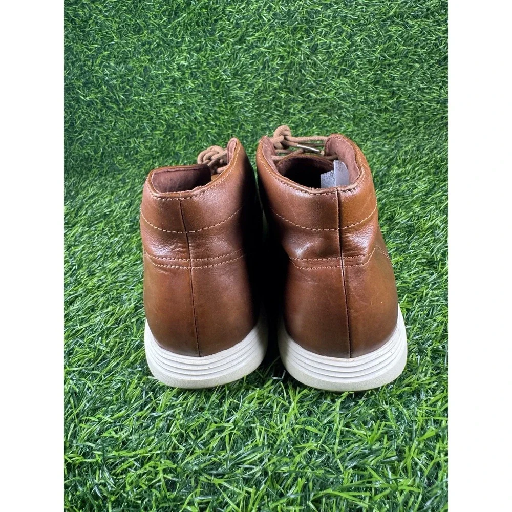 Cole Haan Mens Tour Chukka Boots Brown Leather Grand OS C29589 Size 10.5 M Shoes